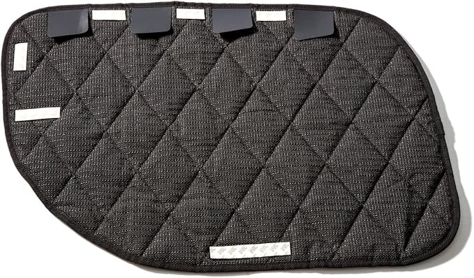 4Knines Durable Car Door Protector for Dogs – Waterproof, Set of 2 (Tan) | 27"W x 19"L; set of two quilted door guards with slide‑in tabs and optional Velcro; easy to install and clean. - Image 3