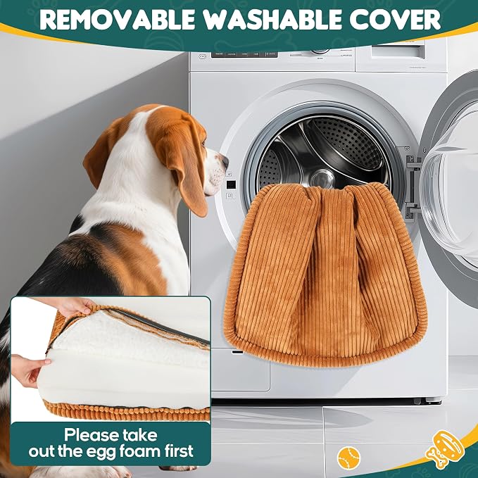 Loiion Dog Car Bed, Non-Slip Backseat Extender Pet Mat 56"x28.7"x2" | Removable, Washable Dog Bed With Waterproof Liner Protects Car Seats, Anti-Slip Travel Bed For Dogs - Image 8