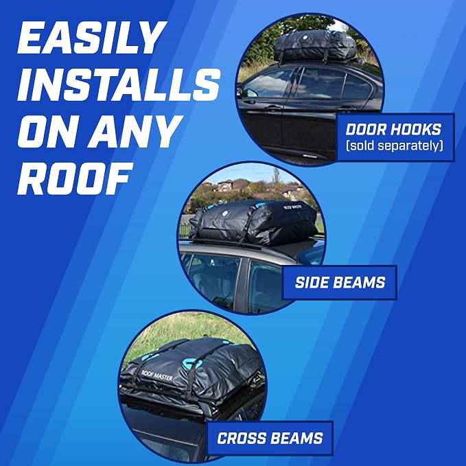 Rooftop Cargo Carrier, PI Store Waterproof Car Roof Bag with Protective Mat, Extra 16 Cubic Foot Storage Carriers for All Cars with/Without Roof Racks, Gift for Men - Image 9