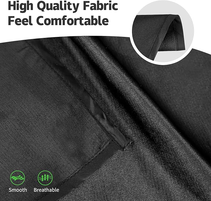 ZATOOTO Car Window Curtains - 2 Pcs Black Silk Side Rear Protection Covers | Magnetic Privacy Sun Shade Keeps Cooler for Baby Kids Sleeping - Image 8
