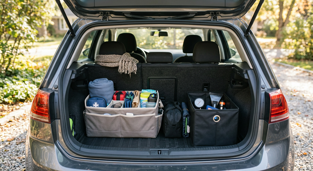 How to Organize a Small Car Trunk Without Wasting Space