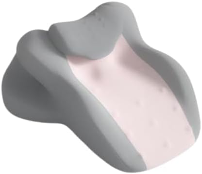 Ergonomic Memory Foam Wedge Pillow for Couples Intimacy Support – 27° Angle Lumbar Cushion with Removable Cover for Back Leg Elevation Reading and Adult Positioning (Pink Grey) by Unknown