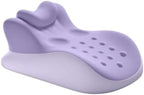 Ergonomic memory cotton hip pillow, which can relieve back pressure, waterproof and washable sheath, and bedroom posture support pillow can improve sleep quality and enhance intimacy. (purple) by Unknown
