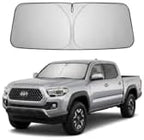 for Toyota Tacoma Windshield Sun Shade 2016-2023 2024 2025 2026,Windshield Cover Sunshade Custom Fit Toyota Tacoma Accessories Car Windshield Sunshade Foldable Sun Visor Blocks UV Rays by AuyNeas
