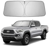 for Toyota Tacoma Windshield Sun Shade 2016-2023 2024 2025 2026,Windshield Cover Sunshade Custom Fit Toyota Tacoma Accessories Car Windshield Sunshade Foldable Sun Visor Blocks UV Rays by AuyNeas