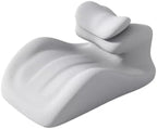 Orthopedic Memory Foam Wedge Pillow and Positioning-Waterproof Soft Velvet Coat Ergonomic Back, Hip and Waist Support-Provide Intimate deep Support Gift for his Wife. (Grey) by Unknown