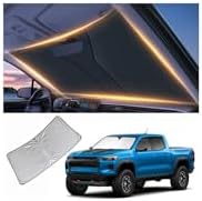 Windshield Sun Shade for Chevy Silverado 1500 Front Window Shades Cover for 1999-2024 2025 2026 Silverado 1500 Windshield Sun Visor Protector Car Accessories by LZYYQX