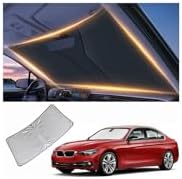 Windshield Sun Shade for BMW 3 Series 328i 330i 335i 320i 325i F30 F31 Front Window Shades Cover for 2013-2024 2025 2026 3 Series AccessoriesWindshield Sun Visor Protector Car Accessories by LZYYQX