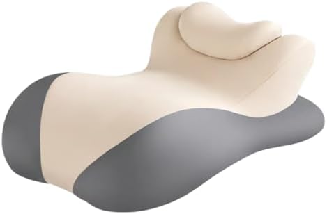 Ergonomic Memory Foam Wedge Pillow for Couples – Intimacy Pillow, Prone Pillow for Sleeping, Breathable Positioning Support for Back Pain Relief, Reading & Massage – Removable Cover (Beige) by Unknown