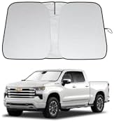 Foldable Front Windshield Sunshade fits Chevrolet Silverado 1500 2019-2026 by GZSH
