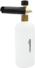 Amazon Basics Foam Cannon with 1/4-Inch Quick Connector for Pressure Washer, Snow Foam Lance for Car Washing, Adjustable Nozzle, 33-Ounce (1 Liter) by AmazonBasics