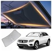 Windshield Sun Shade for Mercedes-Benz Glc Front Window Shades Cover for 2010-2024 2025 2026 Glc Windshield Sun Visor Protector Car Accessories by LZYYQX