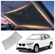 Windshield Sun Shade for BMW X1 E84 Front Window Shades Cover for 2016-2024 2025 2026 X1 E84 Windshield Sun Visor Protector Car Accessories by LZYYQX