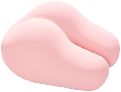 Wedge-Shaped Support Pillow for Lifting Legs and Knees, Memory Foam Intimate Pillow for Adults, Unique Hip-Shaped Cushion to Relieve Back Pressure-Detachable and Washable Coat.（Pink） by Unknown