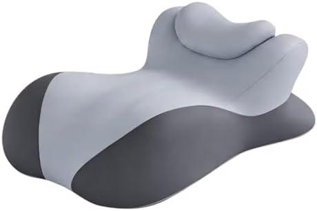Ergonomic Memory Foam Wedge Pillow for Couples – Intimacy Pillow, Prone Pillow for Sleeping, Breathable Positioning Support for Back Pain Relief, Reading & Massage – Removable Cover (Gray) by Unknown