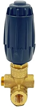 Annovi Reverberi VRT3-310EZ Unloader, Black Spring, 4500 PSI, 10.5 GPM, Adjustment Knob, EZ Start, Brass - Image 2