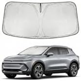 Windshield Sun Shade for Chevy Equinox EV 2025-2026 Sunshade Front Window Shade Custom Fit Equinox EV Accessories Sun Visor Foldable Shade Blocks UV Rays Accessories by AuyNeas