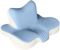 Luxurious Memory Cotton Lovers Pillow with ergonomics is an Ideal Choice for Reading, Waist Protection, deep Support for Intimate Posture and Prevention of gastroesophageal Reflux.，Blue by Unknown