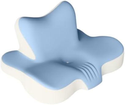 Luxurious Memory Cotton Lovers Pillow with ergonomics is an Ideal Choice for Reading, Waist Protection, deep Support for Intimate Posture and Prevention of gastroesophageal Reflux.，Blue by Unknown