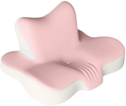 Luxurious Memory Cotton Lovers Pillow with ergonomics is an Ideal Choice for Reading, Waist Protection, deep Support for Intimate Posture and Prevention of gastroesophageal Reflux.，Pink by Unknown