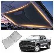 Windshield Sun Shade for Chevy Colorado Front Window Shades Cover for 2010-2024 2025 2026 Colorado Windshield Sun Visor Protector Car Accessories by LZYYQX
