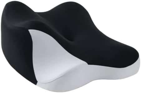 Study Pillow, Ergonomic Memory Sponge Bed Wedge Pillow is Suitable for headboard, Chin and Back Support Pillow, Bed Support Sofa Floor, and Sleeping Pillow.（Black） by Unknown