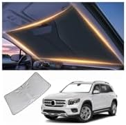 Windshield Sun Shade for Mercedes-Benz GLB Front Window Shades Cover for 2010-2024 2025 2026 GLB Windshield Sun Visor Protector Car Accessories by LZYYQX