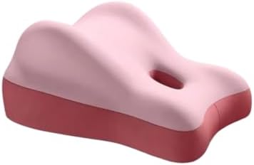 Adult Memory Cotton Ergonomic Wedge Prone Pillow, Bed Pillow, Relieve Back, Neck and Leg Pain, Suitable for Massage, Reading, Intimate Couples with Detachable Washable Pillowcase (Pink). by Unknown