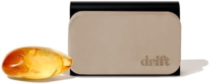 Drift Car Air Freshener - Stone Air Freshener Car Odor Eliminator - Long Lasting Scent - Auto Accessories - Metal Clip - Essential Oils - Clean Ingredients - Amber Scent Starter Kit by driftscents