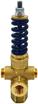 Annovi Reverberi VRT3-310A Unloader, Black Spring, 4500 PSI, 10.5 GPM, No Adjustment Knob, Brass - Image 2