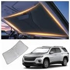 Windshield Sun Shade for Chevy Traverse Front Window Shades Cover for 2010-2024 2025 2026 Traverse Windshield Sun Visor Protector Car Accessories by LZYYQX