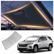 Windshield Sun Shade for Chevy Traverse Front Window Shades Cover for 2010-2024 2025 2026 Traverse Windshield Sun Visor Protector Car Accessories by LZYYQX