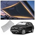 Windshield Sun Shade for Mercedes Benz GLE 350 450 Front Window Shades Cover for 2011-2024 2025 2026 GLE Windshield Sun Visor Protector Car Accessories by LZYYQX