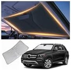 Windshield Sun Shade for Mercedes Benz GLE 350 450 Front Window Shades Cover for 2011-2024 2025 2026 GLE Windshield Sun Visor Protector Car Accessories by LZYYQX