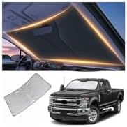 Windshield Sun Shade for Ford Super Duty F250 F350Front Window Shades Cover for 2010-2024 2025 2026 F250 F350Windshield Sun Visor Protector Car Accessories by LZYYQX