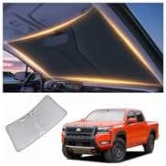 Windshield Sun Shade for Nissan Frontier Front Window Shades Cover for 2005-2024 2025 2026 FrontierWindshield Sun Visor Protector Car Accessories by LZYYQX
