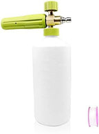 Foam Cannon 1 L Bottle Car Wash Snow Foam Lance with 1/4" Quick Connector Pressure Power Jet Washer Quick Release Adjustable Nozzle by XUNCHI