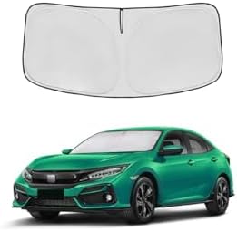 for 2022 2023 2024 2025 2026 Honda Civic 11th Gen Sedan Windshield Sun Shade, Custom Fit for Civic LX EX EX-L Touring Front Window Sun Visor, Foldable UV Blocking Car Accessory by AuyNeas