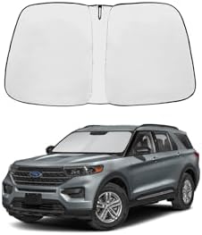 Foldable Front Windshield Sunshade fit for Ford Explorer 2020-2026 by GZSH