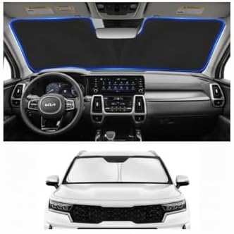 Custom Fit Windshield Sun Shade for Kia Sorento 2021-2026 by Unknown