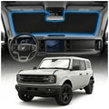 for Ford Bronco Sun Shade Windshield Cover - Custom Fit Bronco Accessories 2021-2024 2025 Sunshade Foldable UV Protection & Heat Shield Sun Visor Accessories by Unknown