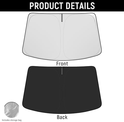 Windshield Sun Shade for Hyundai 2016-2021 Tucson Accessories (OEM Size) Auto Interior Front Window Sun Visor Heat Protection - Image 7