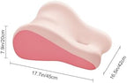Ergonomic Memory Foam Wedge Cushion,Couples Butt Cushion Hip Intimacy Pillow Memory Foam,Multi Position Pillow Ergonomic Leg Wedge for Bedroom Relaxation Post-Surgery Recovery (Pink) - Image 2
