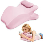 Ergonomic Memory Foam Wedge Pillowfor Back, Neck & Leg Support -Reading, TV, and Bed Rest Comfortcushion,Pink by Unknown