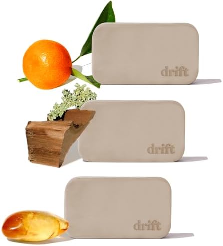 Drift Car Air Freshener - The Original Stone Air Freshener - Car Odor Eliminator - Long Lasting Scent - Essential Oils - Clean Ingredients - Variety 3 Pack Refill - NO CLIP INCLUDED by driftscents