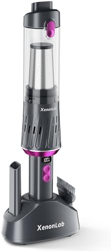 Handheld Vacuum Cordless 25000Pa for Home/Pet/Car (Violet) by SmartPowerCleanFuture