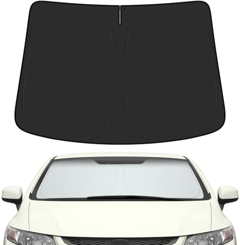 Car Windshield Sun Shade for Honda 2012-2015 Civic Accessories (OEM Design) Reflective Foldable Heat Insulation Sunshade for Ultimate Protection by Unknown