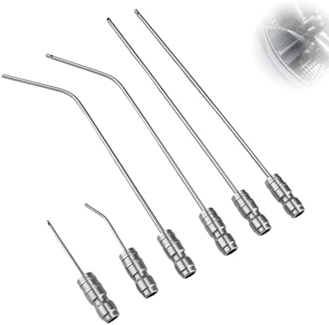 High-Pressure Washer Nozzle Kit - 6 Pack Stainless Steel Flush Wand Tips by Unknown