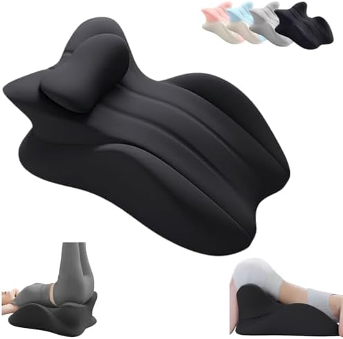 Sweet Spot Pillow for Couples, 27 Degree Couples Pillow for All Postures Wedge Pillow, Multi-Position Support for Sitting & Lying,Support Anti-Slip Waterproof Cover with Replaceable Design (Black) by Unknown