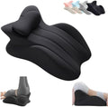 Sweet Spot Pillow for Couples, 27 Degree Couples Pillow for All Postures Wedge Pillow, Multi-Position Support for Sitting & Lying,Support Anti-Slip Waterproof Cover with Replaceable Design (Black) by Unknown